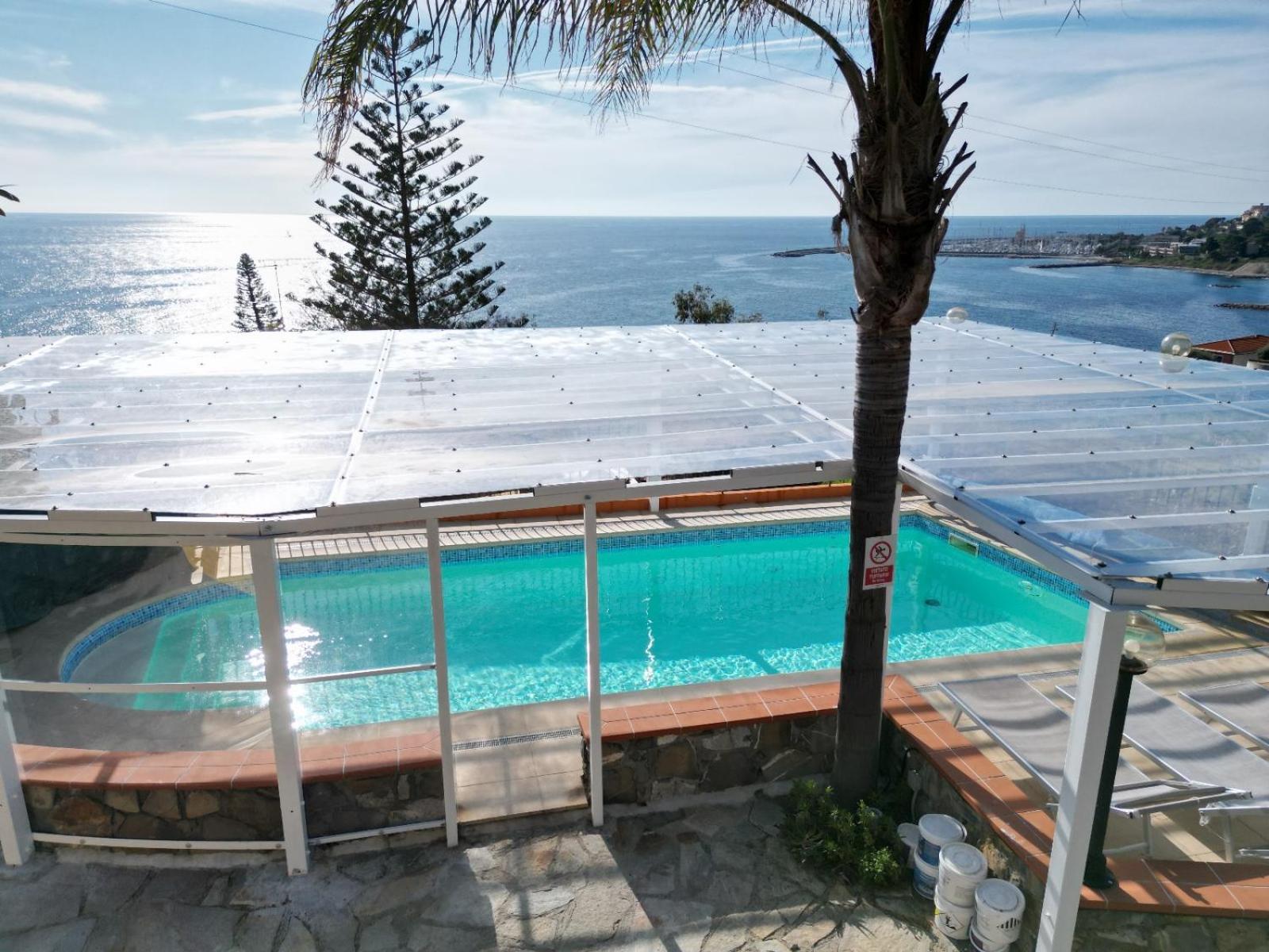 Villa Del Mare Ligure Terme & Spa Piscina A 37 Gradi 圣托·斯特凡诺·阿尔马尔 外观 照片